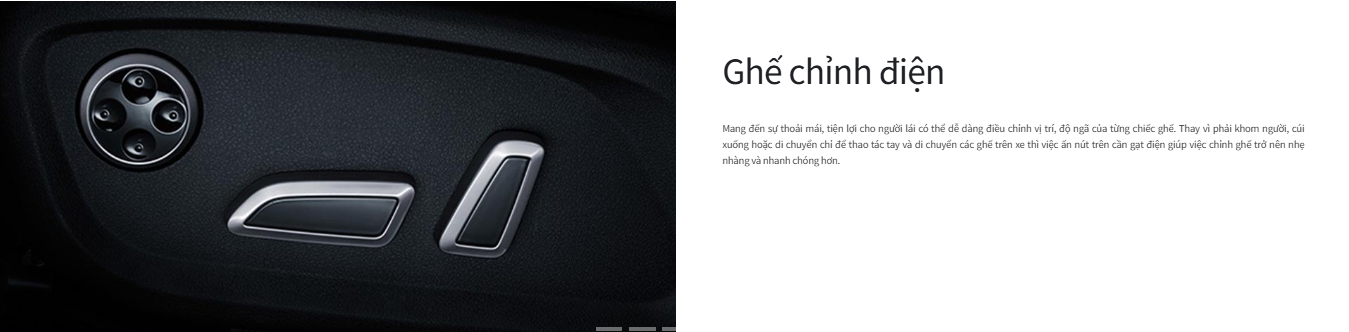 Ghế chỉnh điện